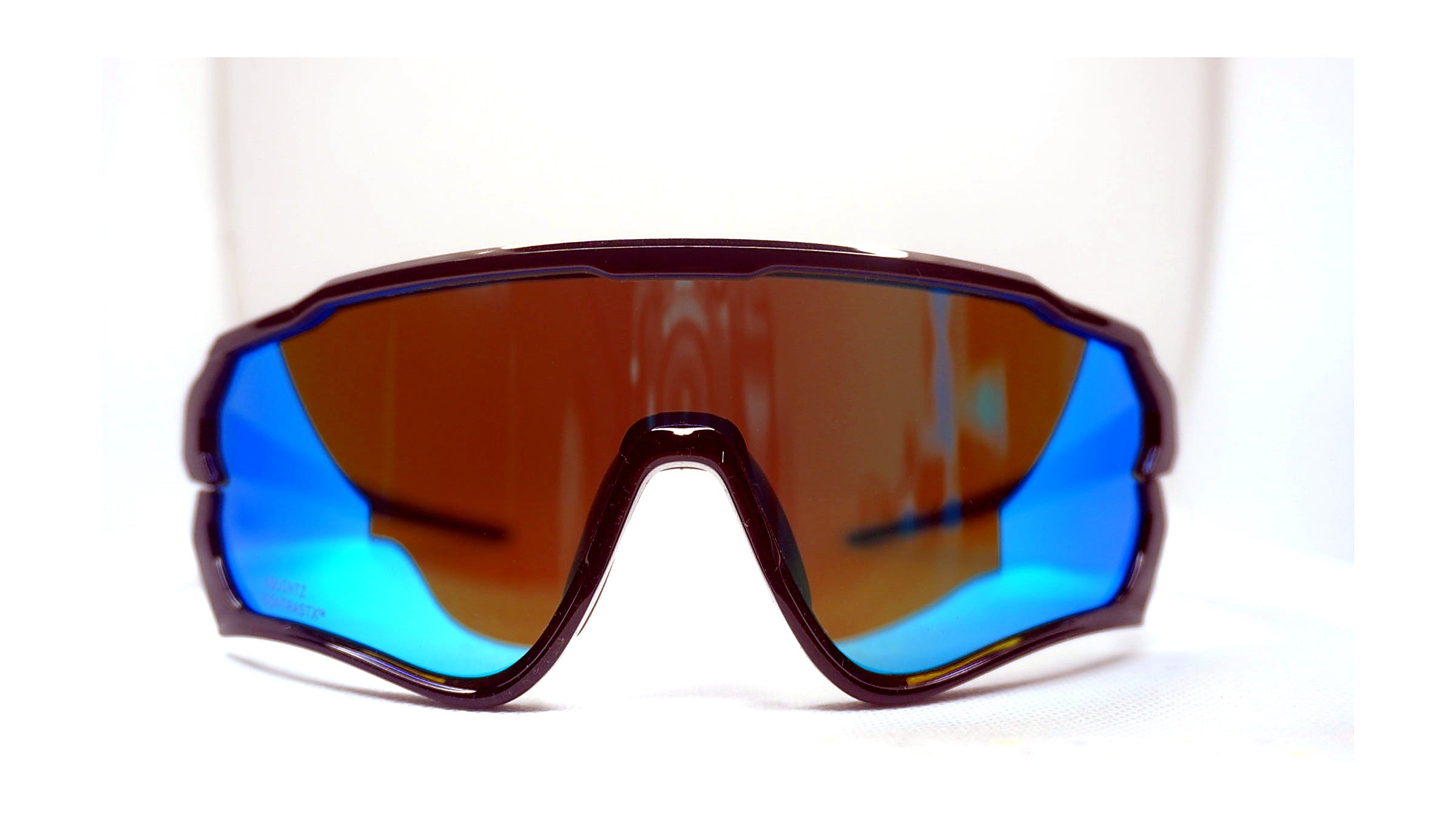 AI enhanced Squintz smart glasses with blue Revo lenses